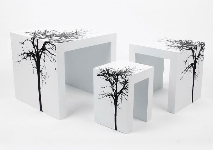 Set de 3 tables gigognes ZEN