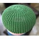 Hand Knitted pouf ottoman