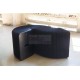 Flexible Expanding Paper bench H42cm in black