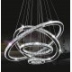 Circle crystal LED Pendant lamp 4 ring