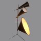 Lampadaire design cone tripod stand