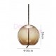 Suspension LED design Knot Sfera