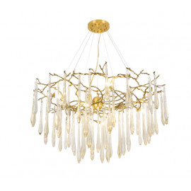 Chandelier rond en forme de larme John-Richard