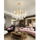 Chandelier rond en forme de larme John-Richard