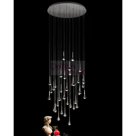 Rain Multi-Light LED Pendant Light Large