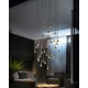 Rain Multi-Light LED Pendant Light Large