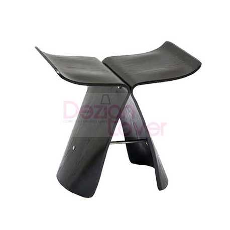 black butterfly stool