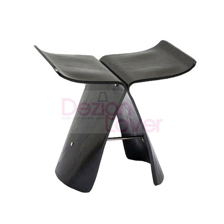 Sori Yanagi Butterfly style stool black