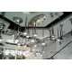 Suspension LED design Falling Water 3 lampes