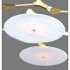 Chandelier LED design Branching Disc 5 lampes