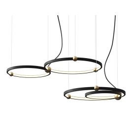 Amadeo LED Ring Pendant Lamp 2 rings