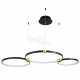 Amadeo LED Ring Pendant Lamp 3 rings