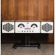 Cabinet de stockage style Radio Vintage