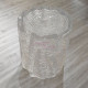 Tabouret design Tronc en résine transparent