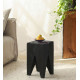 ST04 backenzahn Stool Side table Black