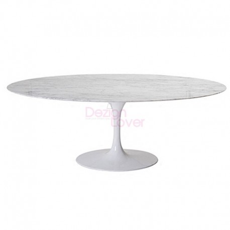 Table Ovale Tulipe EERO SAARINEN Plateau en Marbre