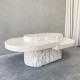 Table Basse Sculpturale en Pierre Naturelle