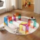 Table d'appoint en acrylique design Rainbow