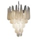 Chandelier design Verre Murano Petal