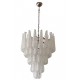 Chandelier design Verre Murano Petal