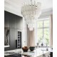 Chandelier design Verre Murano Petal