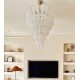 Chandelier design Verre Murano Petal