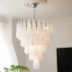 Chandelier design Verre Murano Petal