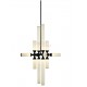 Chandelier suspension LED design Castle 12 lampes