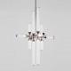 Chandelier suspension LED design Castle 12 lampes