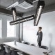 Suspension LED acoustique Radial Felt