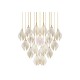 Chandelier design Bloom Petal Porcelain