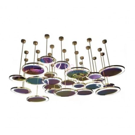 Suspension LED design Rainbow Planet