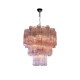 Chandelier design Vintage Murano Glass Rose