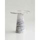 Pedestal Marble Side Table