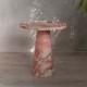 Pedestal Marble Side Table