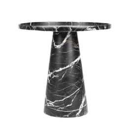 Pedestal Marble Side Table