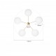 Six Lune Vintage Ceiling lamp 5 globes Angelo Lelii