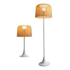 Rattan Ambient Outdoor Floor Lamp