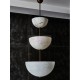 Alabaster Half Spheres Vertical Suspension