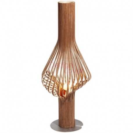 Diva floor lamp in wood