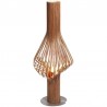 Lampadaire design Diva en bois