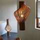 Diva floor lamp in wood