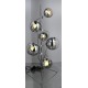 Mirror ball tripod floor lamp