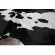 Tapis salon en peau de vache - Noir & Blanc