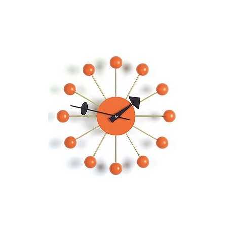 Horloge Nelson ballclock orange