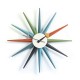 Nelson Surburst Clock Multi-colored