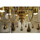 Eva chandelier gold and silver