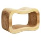 Tabouret design Tuareg en Teak