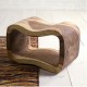 Tabouret design Tuareg en Teak