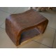 Tabouret design Tuareg en Teak